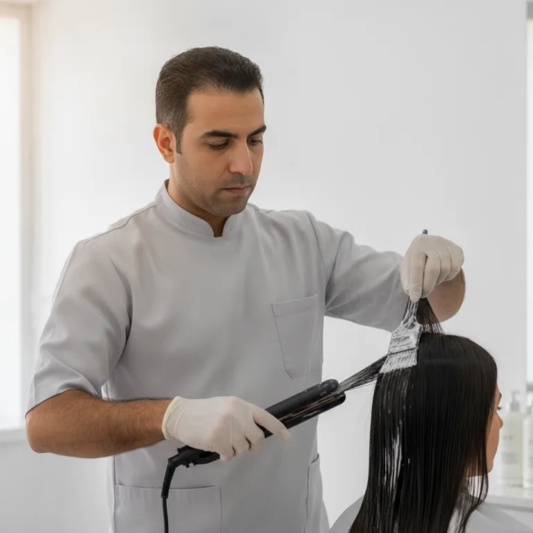 علاج الكيراتين خدمة في الكرامة